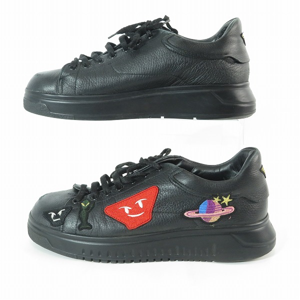 実際に弊社で買取させて頂いたEMPORIO ARMANI/エンポリオ アルマーニ レザー ローカットスニーカー X4X159/8の画像 3枚目