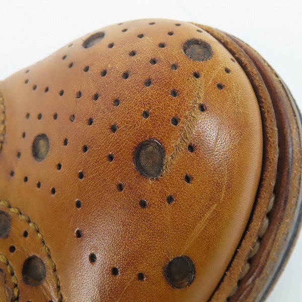 実際に弊社で買取させて頂いたGRENSON/グレンソン ウイングチップ ドレスシューズ 5067/8Gの画像 9枚目