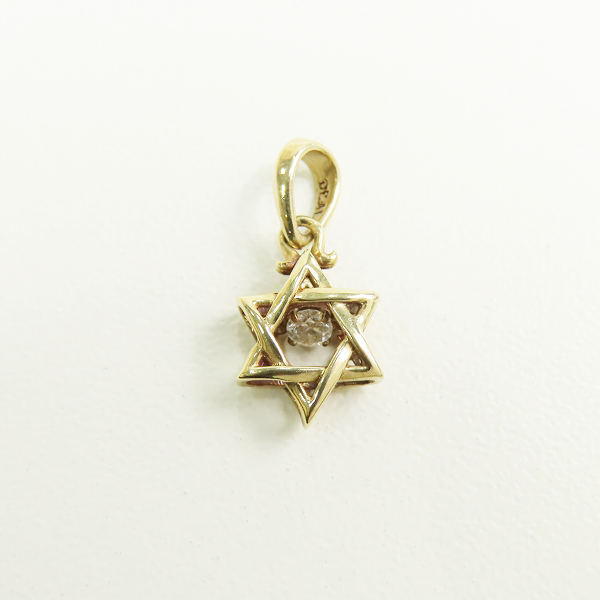 実際に弊社で買取させて頂いたDEAL DESIGN/ディールデザイン K10 シックス スター DS ペンダントトップ イエローゴールドの画像 1枚目