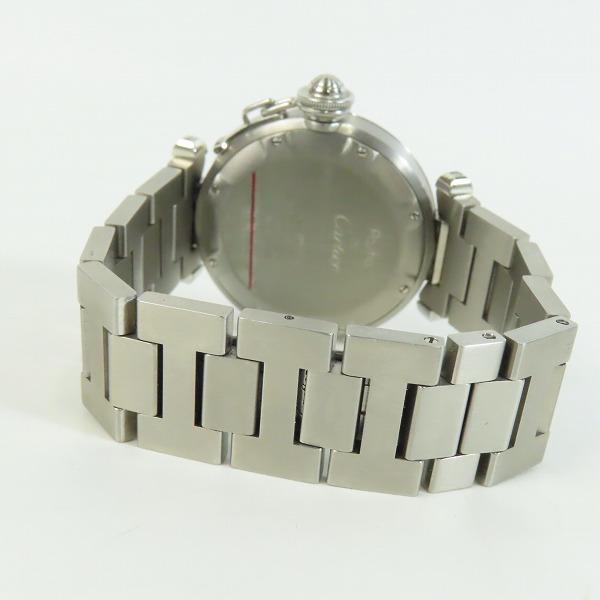 実際に弊社で買取させて頂いたCartier/カルティエ automatic  ブラック文字盤 腕時計 W31043M7 の画像 2枚目