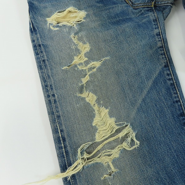 実際に弊社で買取させて頂いたLevi’s/リーバイス 702-XX 刻印J22 ビッグE 赤耳 日本製 デニムパンツ/36の画像 8枚目