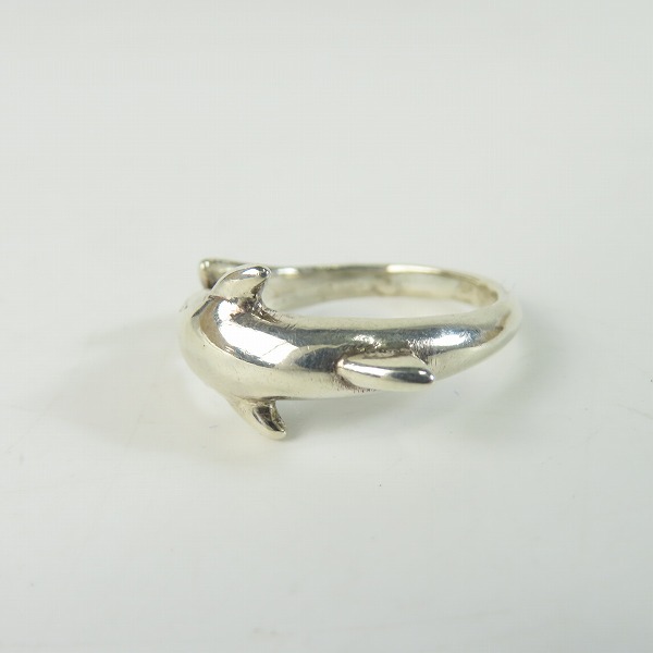 実際に弊社で買取させて頂いたHOLLYWOOD RANCH MARKET/ハリウッドランチマーケット ドルフィン/イルカ リング 22号の画像 2枚目