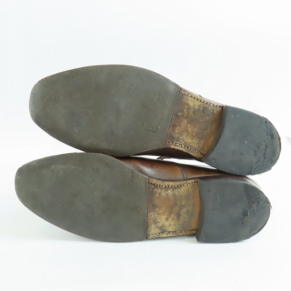 実際に弊社で買取させて頂いたCROCKETT&JONES/クロケット&ジョーンズ CONNAUGHT/コノート ストレートチップ レザー シューズ 7742/7Eの画像 2枚目