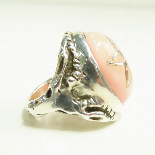 実際に弊社で買取させて頂いたALEX STREETER/アレックスストリーター エンジェルハートリング チェリーブロッサム 桜/15号の画像 4枚目