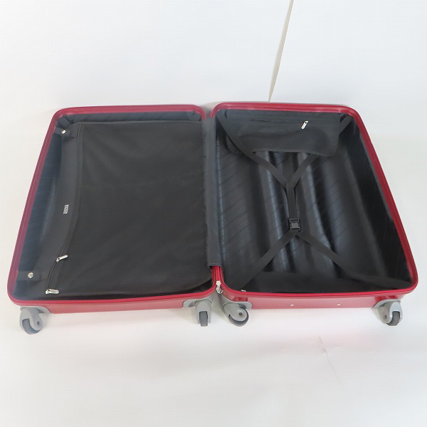 実際に弊社で買取させて頂いたZERO HALLIBURTON/ゼロハリバートン ZRP-Z キャリーバッグ/スーツケース レッド の画像 4枚目
