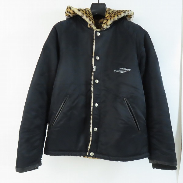 実際に弊社で買取させて頂いたTHE CRIMIE/クライミー レオパードボアフーデッドジャケット CR01-01K5-JK23/M