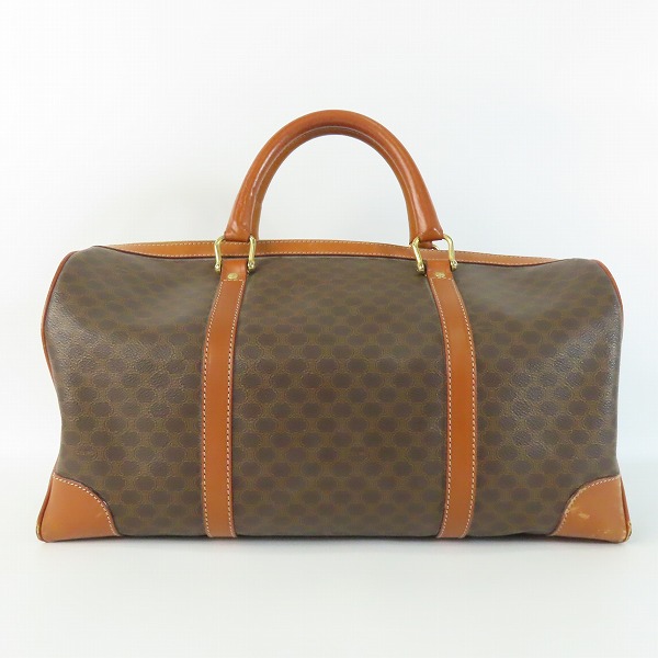 実際に弊社で買取させて頂いたCELINE/セリーヌ マカダム柄 ヴィンテージ ボストン ハンドバッグ M12の画像 1枚目