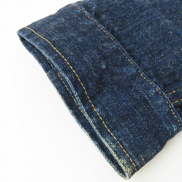 実際に弊社で買取させて頂いたTHE FLAT HEAD/ザフラットヘッド デニムジャケット DW-01W/40の画像 6枚目