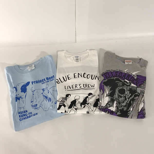 実際に弊社で買取させて頂いた【おまとめ】アジアンカンフージェネレーション/エルレガーデン/ブルーエンカウント 他 バンドTシャツ/バンTの画像 1枚目