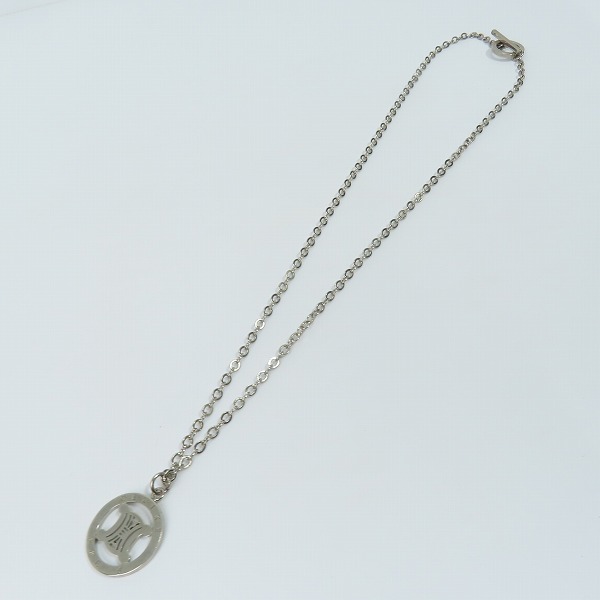 実際に弊社で買取させて頂いたCELINE/セリーヌ MACADAM/マカダム ネックレス ペンダントの画像 6枚目