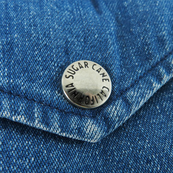 実際に弊社で買取させて頂いたSUGAR CANE/シュガーケーン ダウンベスト/Sの画像 8枚目