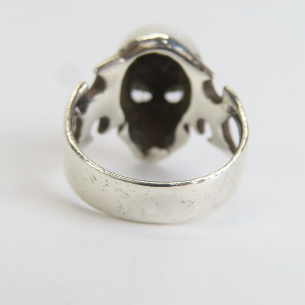 実際に弊社で買取させて頂いたCRAZY PIG/クレイジーピッグ カッタウェイ スカルリング 17号の画像 3枚目