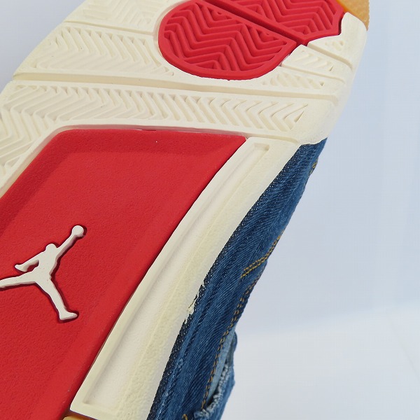 実際に弊社で買取させて頂いたNIKE×LEVIS/ナイキ×リーバイス AIR JORDAN 4 RETRO NRG/AO2571-401/28の画像 7枚目