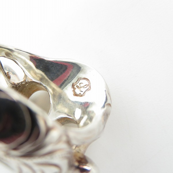 実際に弊社で買取させて頂いたLION HEART/ライオンハート スカルリング/15号の画像 6枚目