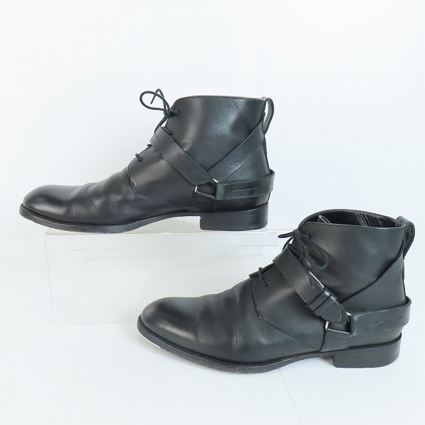 実際に弊社で買取させて頂いたDior homme/ディオールオム クリス期 ショートブーツ 10HBM /42の画像 3枚目