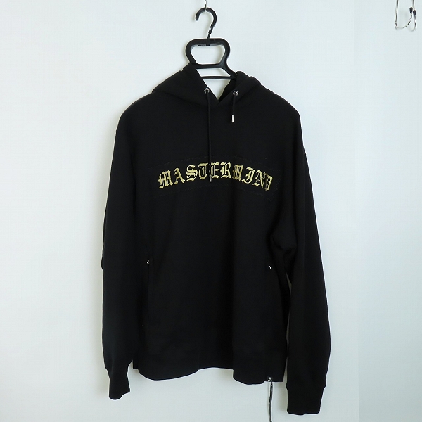 実際に弊社で買取させて頂いたMASTERMIND WORLD/マスターマインドワールド 銀ラメスカル プルオーバーパーカー MW19S02-SW011-008/L