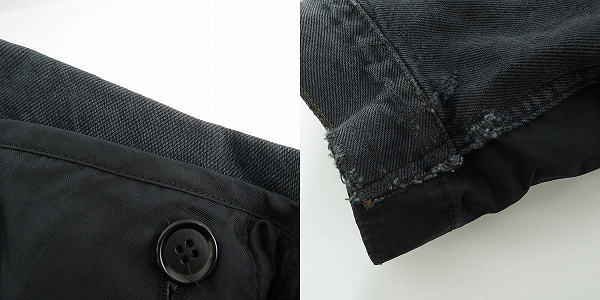 実際に弊社で買取させて頂いたUNDERCOVER×Levis/アンダーカバー×リーバイス HYBRID TRACKER MODS COAT 再構築モッズコート A5223 0001/XLの画像 9枚目