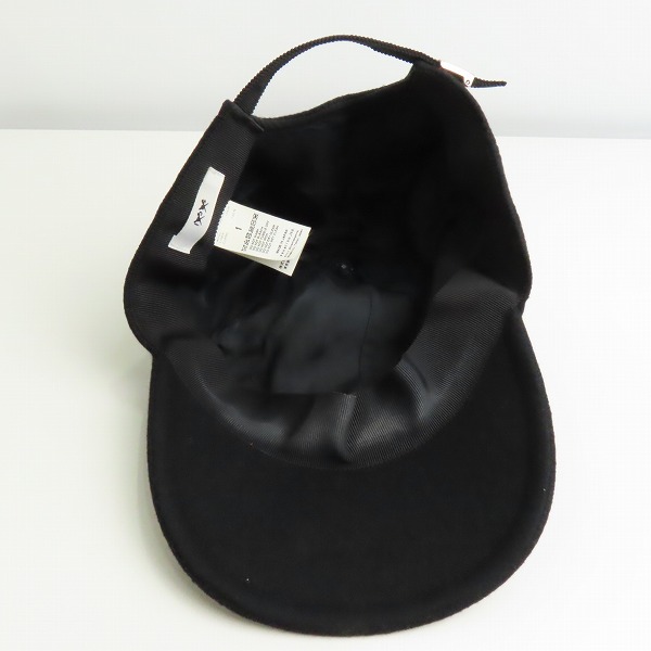 実際に弊社で買取させて頂いたsacai×KAWS/サカイ×カウズ 刺繍 Melton cap/メルトンキャップ 21-0289S/1の画像 2枚目