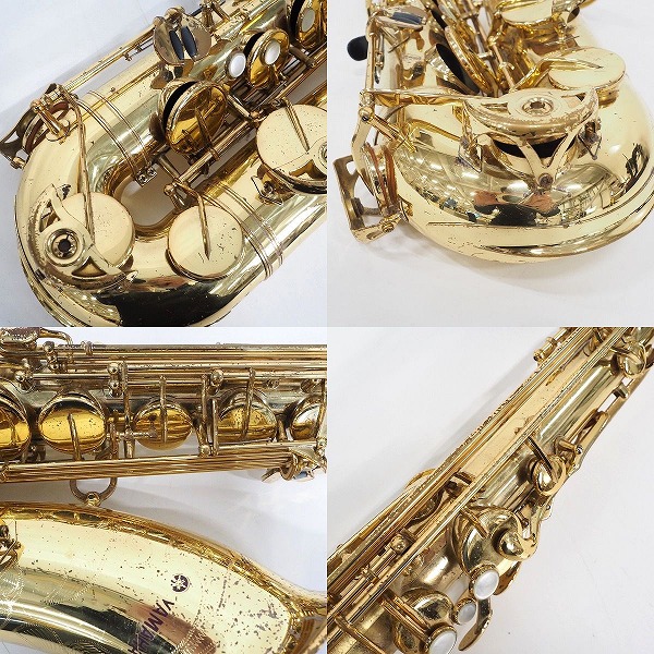 実際に弊社で買取させて頂いた★YAMAHA/ヤマハ テナーサックス YTS-62 初代モデル 彫刻有り ハードケース付 の画像 5枚目