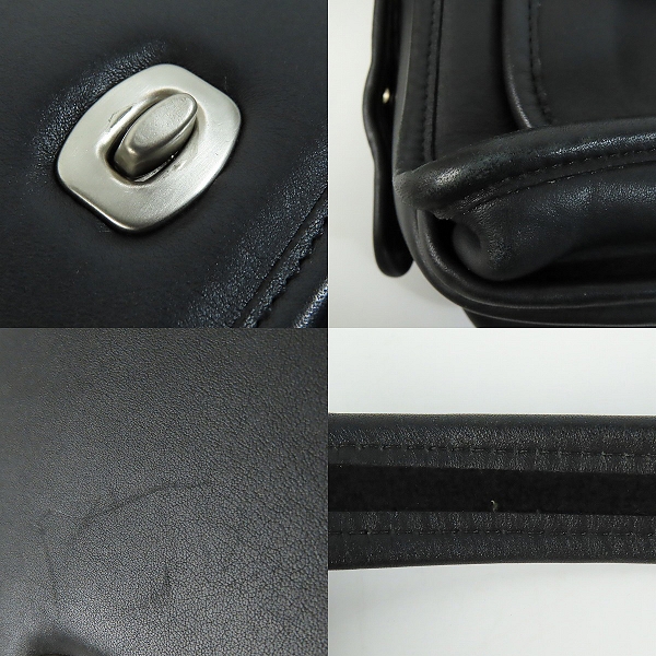 実際に弊社で買取させて頂いたCOACH/コーチ オールドコーチ ターンロック レザー 2WAY ショルダーバッグ/ブリーフケースの画像 7枚目