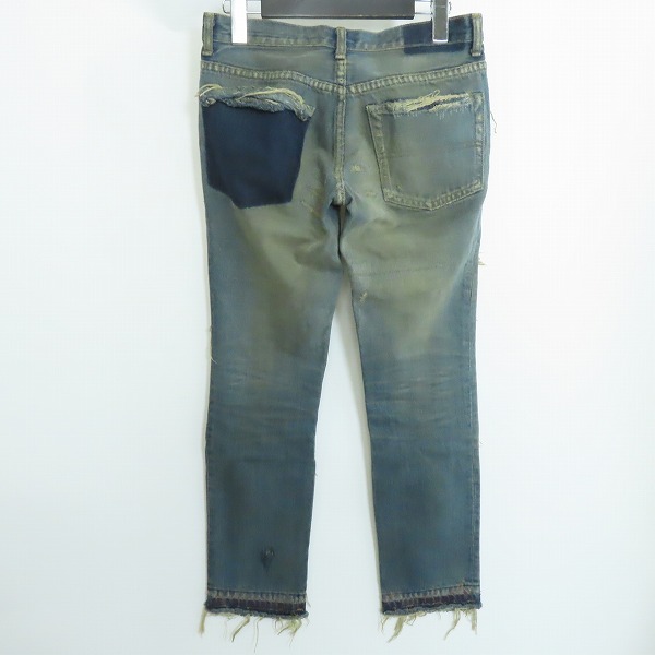 実際に弊社で買取させて頂いたUNDERCOVER/アンダーカバー but beautiful期 64デニム ダメージ加工/クラッシュ デニムパンツ B89-P21/Mの画像 1枚目