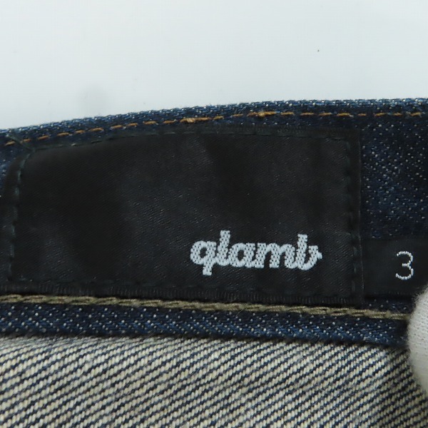 実際に弊社で買取させて頂いたglamb/グラム ボタンフライ デニムパンツ GB07SM 3の画像 2枚目