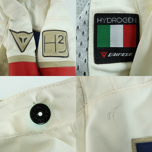 実際に弊社で買取させて頂いたFIAT×DAINESE×HYDROGEN/フィアット×ダイネーゼ×ハイドロゲン ライダース レーシングジャケット/40の画像 6枚目