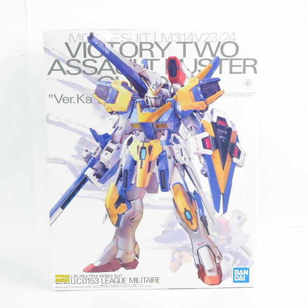 実際に弊社で買取させて頂いた【未組立】BANDAI/バンダイスピリッツ MG 1/100 機動戦士Vガンダム V2アサルトバスターガンダム Ver.Ka/ガンプラ