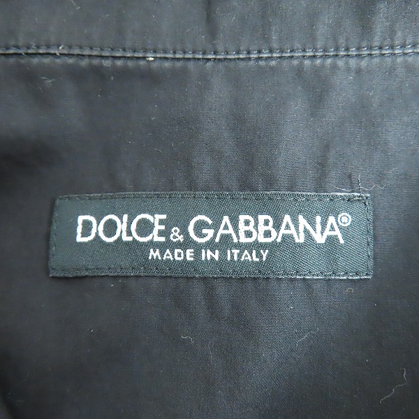 実際に弊社で買取させて頂いたDOLCE&GABBANA/ドルチェアンドガッバーナ/ドルガバ ワッペン カットソー/シャツ 16.5/42の画像 2枚目