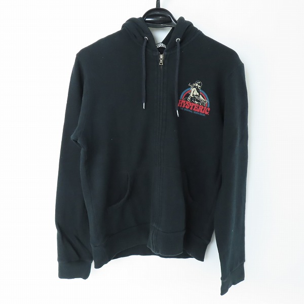 実際に弊社で買取させて頂いたHYSTERIC GLAMOUR/ヒステリックグラマー バイクガール プリント ジップアップ パーカー 0293CF04/M