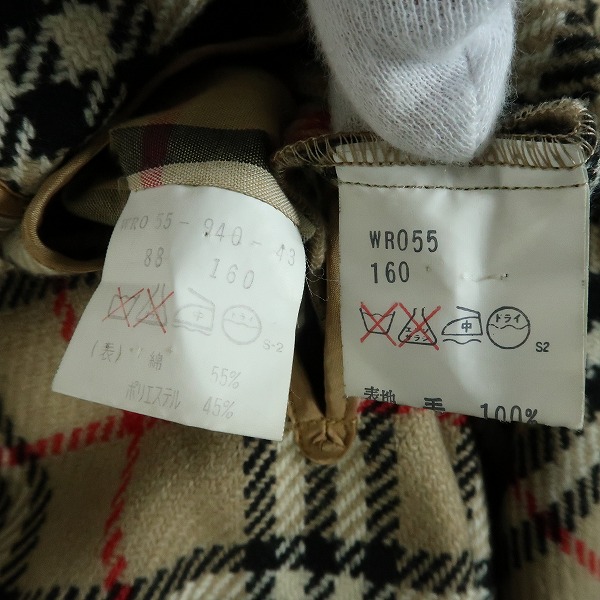 実際に弊社で買取させて頂いたBurberrys/バーバリーズ 裏地ノバチェック ライナー付き ステンカラーコート 01601-Pの画像 3枚目