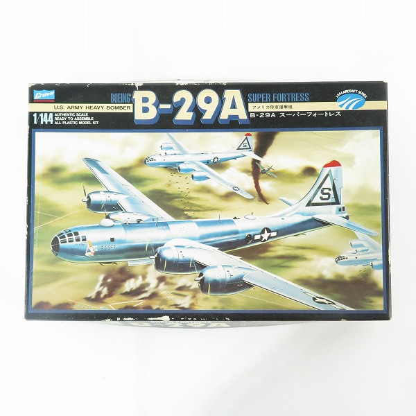 実際に弊社で買取させて頂いた【未組立】Crown/クラウン 1/144スケール B-29A アメリカ陸軍爆撃機 スーパーフォートレス プラモデル