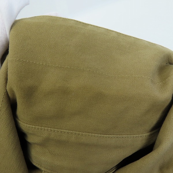 実際に弊社で買取させて頂いたTOMORROWLAND/トゥモローランド BLUE WORK コート Lの画像 6枚目