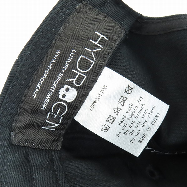 実際に弊社で買取させて頂いたHYDROGEN/ハイドロゲン スカルワッペン/ロゴ刺繍 6パネル キャップの画像 6枚目