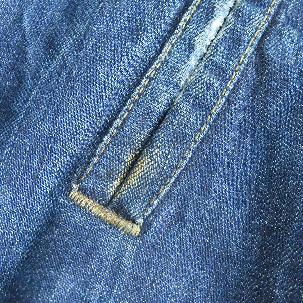 実際に弊社で買取させて頂いたHUGO BOSS/ヒューゴボス インディゴ デニムジャケット US/40Rの画像 8枚目