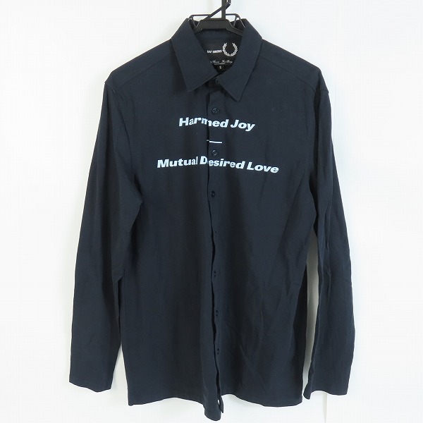実際に弊社で買取させて頂いたFRED PERRY×RAF SIMONS/フレッドペリー×ラフシモンズ Printed Jersey Shirt 長袖シャツ/S