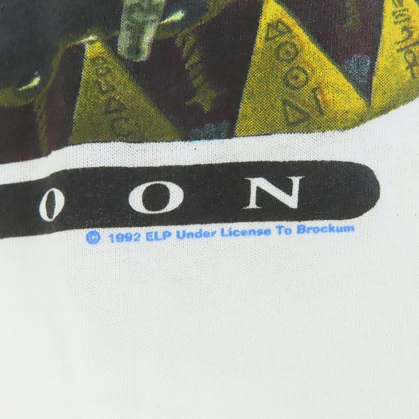 実際に弊社で買取させて頂いたEMERSON,LAKE & PALMER/エマーソン・レイク・アンド・パーマー 1992 ツアーTシャツ バンドTシャツ ヴィンテージ Lの画像 4枚目