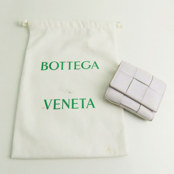 実際に弊社で買取させて頂いたBOTTEGA VENETA/ボッテガヴェネタ イントレチャート/イントレ  ウォレット/三つ折り財布の画像 9枚目