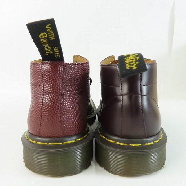 実際に弊社で買取させて頂いたENGINEERED GARMENTS×DR. MARTENS/エンジニアードガーメンツ×ドクターマーチン 素材切替 レザーブーツ 23815600/UK6の画像 1枚目