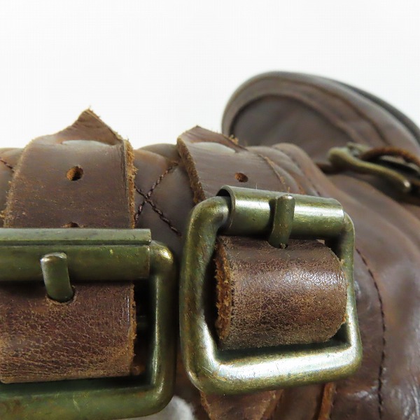 実際に弊社で買取させて頂いたalfredo BANNISTER/アルフレッドバニスター レザーブーツ 5051005005/41の画像 7枚目