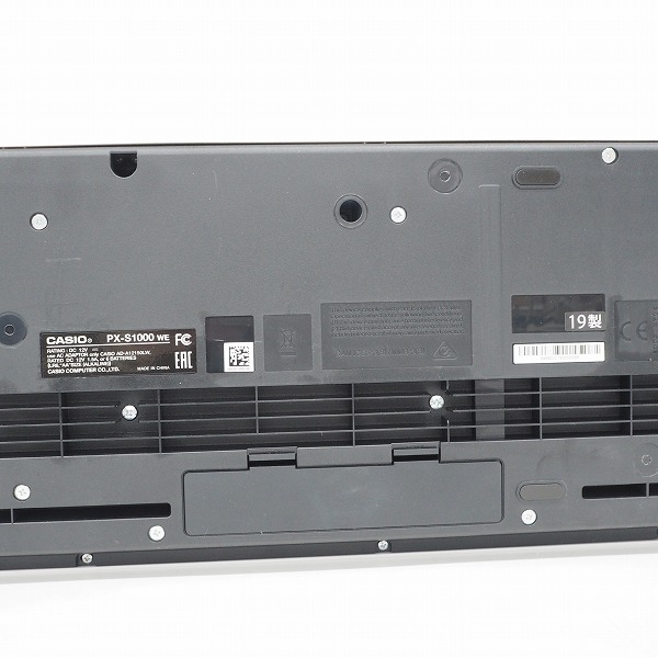 実際に弊社で買取させて頂いた★CASIO/カシオ Privia PX-S1000 WE（ホワイト） 88鍵盤 電子ピアノ 2019年製 ペダル付【動作確認済】の画像 7枚目