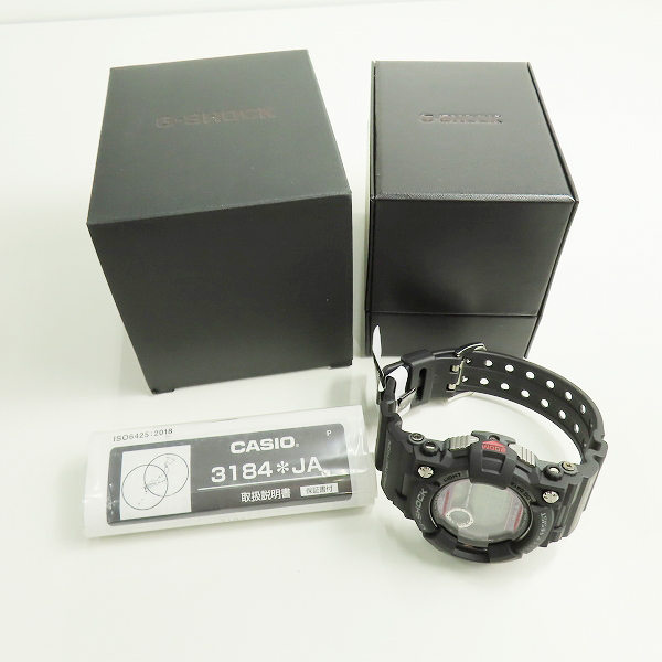 実際に弊社で買取させて頂いたG-SHOCK/Gショック FROGMAN/フロッグマン Master of G/マスターオブG ソーラー電波時計/ウォッチ GWF-1000-1JFの画像 6枚目