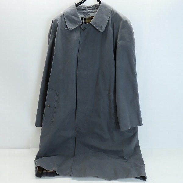 実際に弊社で買取させて頂いたBurberrys/バーバリーズ 裏地チェック柄ステンカラーコート 