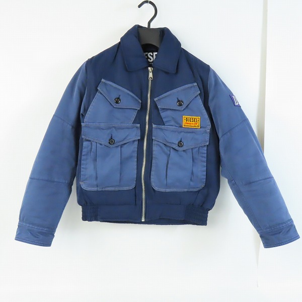 実際に弊社で買取させて頂いたDIESEL/ディーゼル W-MANFRED ワッペン付きブルゾン A06119 0DGAK/S