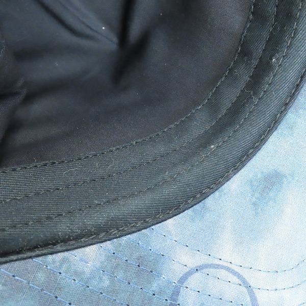 実際に弊社で買取させて頂いたlucien pellat-finet/ルシアンペラフィネ スカルメタル ブリーチ柄 5パネルキャップ/FREEの画像 9枚目