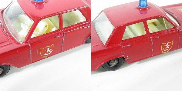 実際に弊社で買取させて頂いたMATCHBOX/マルチボックス No.59 FIRE CHIEF CAR/ファイアーチーフカー/消防指揮車 ミニカーの画像 7枚目