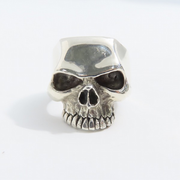 実際に弊社で買取させて頂いたCRAZY PIG/クレイジーピッグ LEMOLA SKULL RING レモラスカル リング 19.5-21.5号の画像 1枚目
