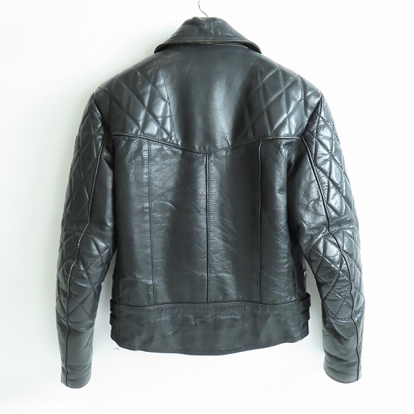 実際に弊社で買取させて頂いたLEWIS LEATHERS/ルイスレザー 80s ヴィンテージ NEVADA/ネバダ レザー ライダースジャケット/38の画像 1枚目