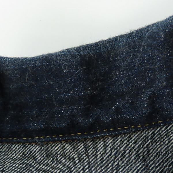 実際に弊社で買取させて頂いたTHE FLAT HEAD/ザフラットヘッド デニムジャケット DW-01W/40の画像 5枚目