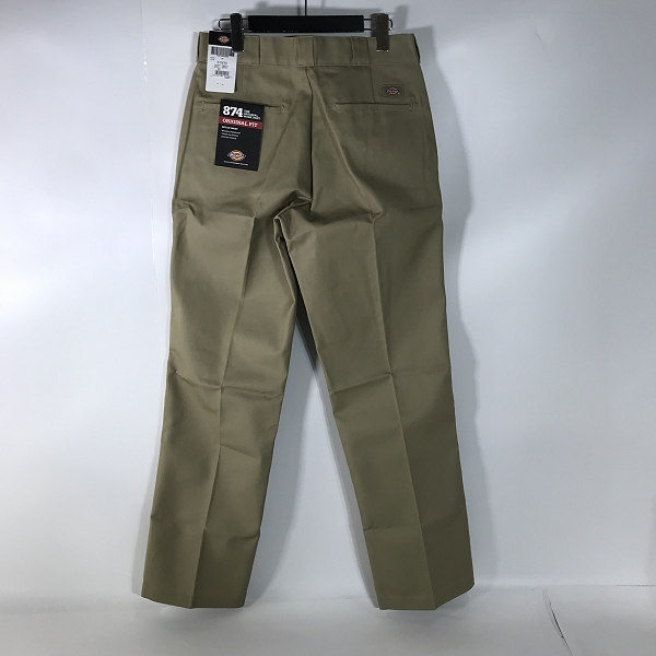 実際に弊社で買取させて頂いた【未使用】Dickies/ディッキーズ 874 Original Fit ワークパンツ カーキ 31×32 の画像 1枚目